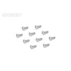 CARTEN Linsenkopfschrauben M2,5x8mm 12.9 Nickel Coating (10)