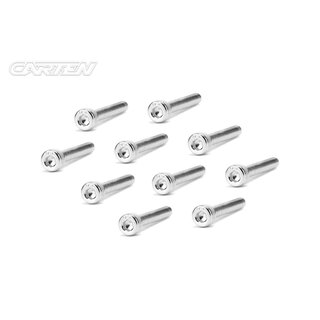CARTEN Zylinderkopfschrauben M3x22mm 12.9 Nickel Coating (10)
