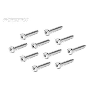 CARTEN Zylinderkopfschrauben M3x30mm 12.9 Nickel Coating (10)