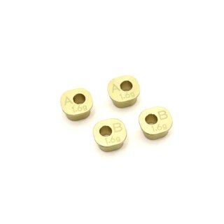 Kyosho Hinterer Nabentragerhal Set Inferno MP10 - Messing