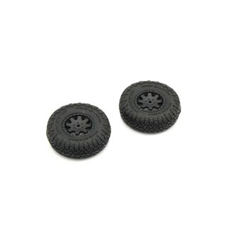 Kyosho Verklebte Reifen (2) 4Runner Mini-Z 4X4 MX01 - Heavy Weight