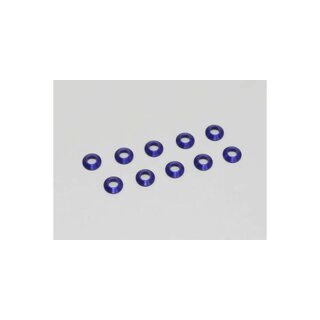Kyosho Unterlegscheiben konisch Kyosho 3x6mm (10) Blau