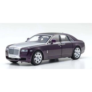 Kyosho 1:18 Rolls-Royce Ghost 2011 Twilight Purple Silver
