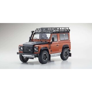 Kyosho 1:18 Land Rover Defender Adventure 2007 Orange