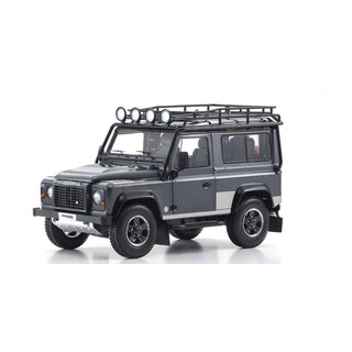 Kyosho 1:18 Land Rover Defender Adventure 2007 Dark Gray