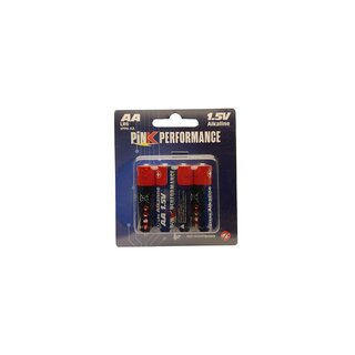 Kyosho Pink Performance Trockenbatterie 1.5V AA R6 (4)