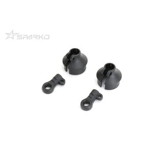 Kyosho Sparko F8 Sto�daempferschalen und -kappen (2)