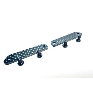 Kyosho Sparko F8 Carbon Spoilerhalterung Abdeckung 1.5mm (2)