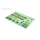 Kyosho Sparko F8 Karosserie Sticker Gelb