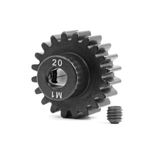 TRAXXAS Motorritzel 20Z Stahl geh�rtet f�r 5mm Welle (Modul 1)