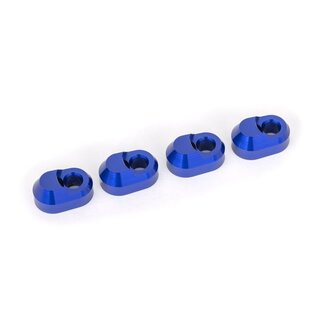 TRAXXAS Querlenkerstifte-Halter (4) Alu blau