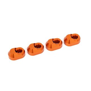 TRAXXAS Querlenkerstifte-Halter (4) Alu orange