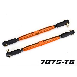 TRAXXAS Vorspurstange 7075-T6 Aluminium orange 157mm (2)