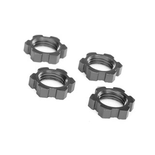TRAXXAS Radmuttern verzahnt Aluminium grau 17mm (4)