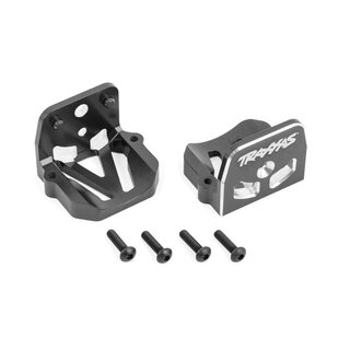 TRAXXAS Motorhalter v/h Alu grau