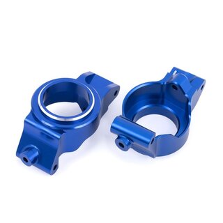 TRAXXAS Nachlaufbl�cke vorn Alu blau