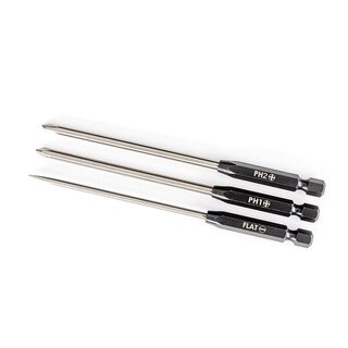 TRAXXAS Speed-Bit Set Schraubenzieher gerade 1/4 Zoll (3)