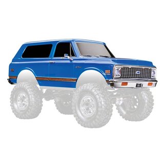 TRAXXAS Karosserie Chevrolet Blazer 1972 blau komplett