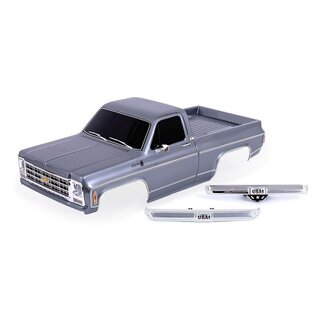 TRAXXAS Karosserie Chevrolet K10 Truck 1979 silber mit Anbauteile