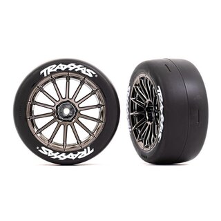 TRAXXAS Response 2.0 Reifen auf Felgen schwarz-chrom...