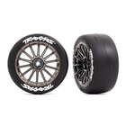 TRAXXAS Response 2.0 Reifen auf Felgen schwarz-chrom...