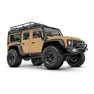 TRAXXAS TRX-4M LR DEFENDER 4X4 TAN 1/18 CRAWLER RTR...