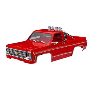 TRAXXAS Karosserie TRX-4M High Trail Chevy K10 rot komplett