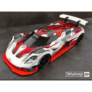 Bittydesign ARES-1 1/7 clear body for ARRMA Infraction/Limitless, 1.5mm thickness