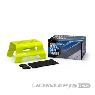 JConcepts metal car stand - yellow