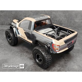 Bittydesign ROCK1 1/10 clear body for Vanquish VS4-10 Phoenix Rock Crawler, Pre-Cut, 1mm, full set (include the cab, the rear side panels, the interior cockpit)