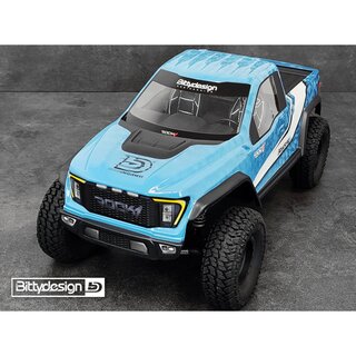 Bittydesign ROCK1 1/10 clear body for all 12.3 (313mm) wheelbase Rock Crawler, 1mm