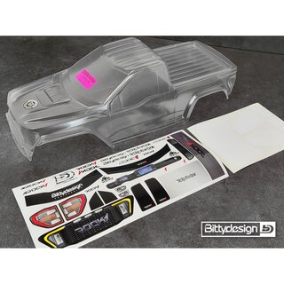 Bittydesign ROCK1 1/10 clear body for all 12.3 (313mm) wheelbase Rock Crawler, 1mm