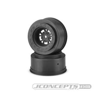 JConcepts Tactic - Slash | Bandit, Street Eliminator 2.2 x 3.0 12mm hex rear wheel - (black)
