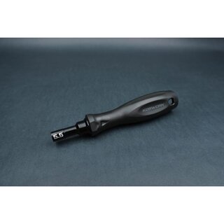 Koswork Hard Coated Aluminum 5.5mm Compact Nut Driver (For 3mm nut)