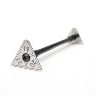 Koswork Steel Ride Height Gauge Set (w/alum handle, 16-18mm & 19-21mm, 1/10 Buggy)