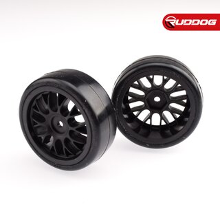 Sweep QTS-32 Low profile carpet tires W/ BBS spoke wheels Pre-glued set 32deg (SQT-32+EXP-LS+SSW-SWB)