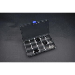 Koswork Parts Box 177x102x25mm (15 compartments, removable dividers)