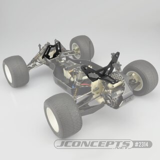 JConcepts RC10T 3.0mm Carbon Fiber front shock tower - team truck edition