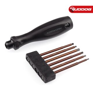 Koswork 1/4 Drive Hex Wrench Set (1.5, 2.0, 2.5mm, 3.0mm...