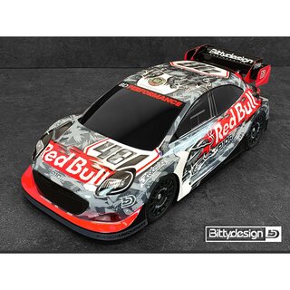 Bittydesign P10R 1/10 190mm rally clear body