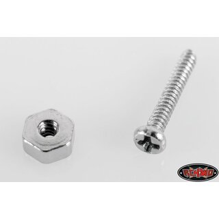 RC4WD 1mm x 6mm Machine Screw and Nut