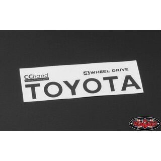 RC4WD Metal Rear Emblem for TF2 Mojave Body (Black)