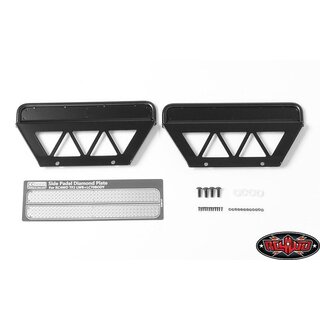 RC4WD Trifecta Side Sliders for Land Cruiser LC70 Body (Black)