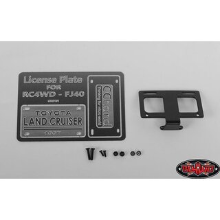 RC4WD Front License Plate System for G2 Cruiser