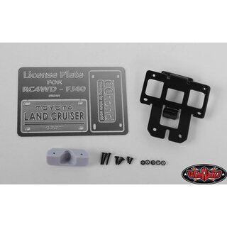 RC4WD Rear License Plate System for G2 Cruiser