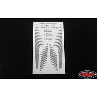 RC4WD Boogie Body Stripes for 1985 Toyota 4Runner Hard Body