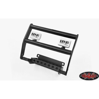 RC4WD Steel Push Bar Front Bumper w/IPF Lights for 1985 Toyota 4Ru
