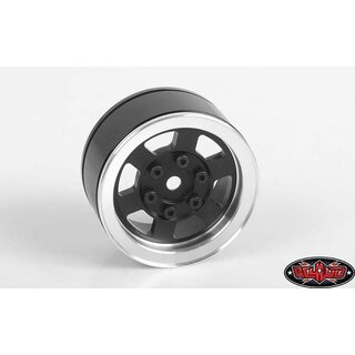 RC4WD Six-Spoke 1.55 Internal Beadlock Felgen Schwarz