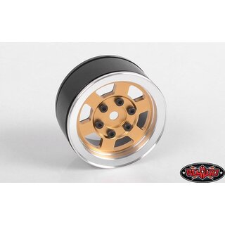 RC4WD Six-Spoke 1.55 Internal Beadlock Wheels (Gold)