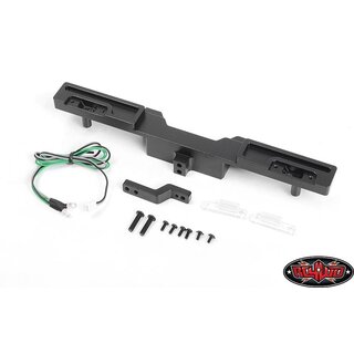 RC4WD Oxer Stahl Bumper hinten mit Kupplung, Bremslinsen mit LEDs